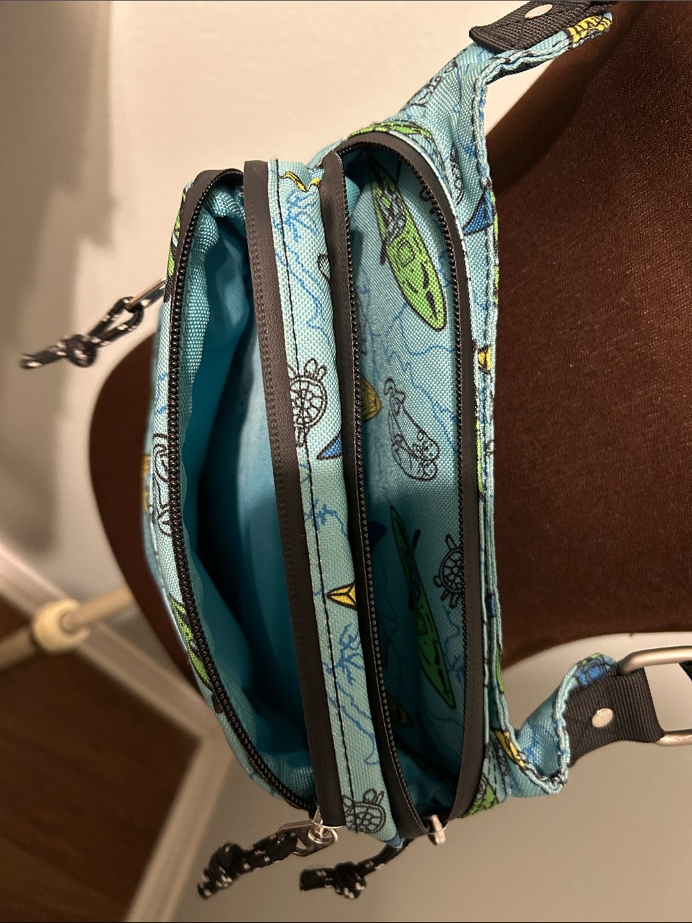 Hip pack, Float trip ranger Kayak Print Waist Bag w/ matching bottle holder - Picture 5 of 9